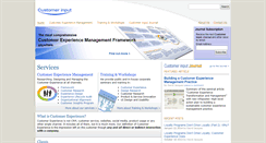Desktop Screenshot of customerinput.com