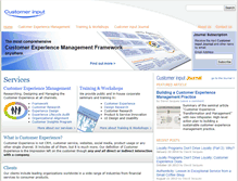 Tablet Screenshot of customerinput.com